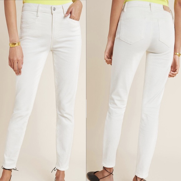 PAIGE Denim - PAIGE denim high-waist HOXTON white jean size 25 white jeans stretchy